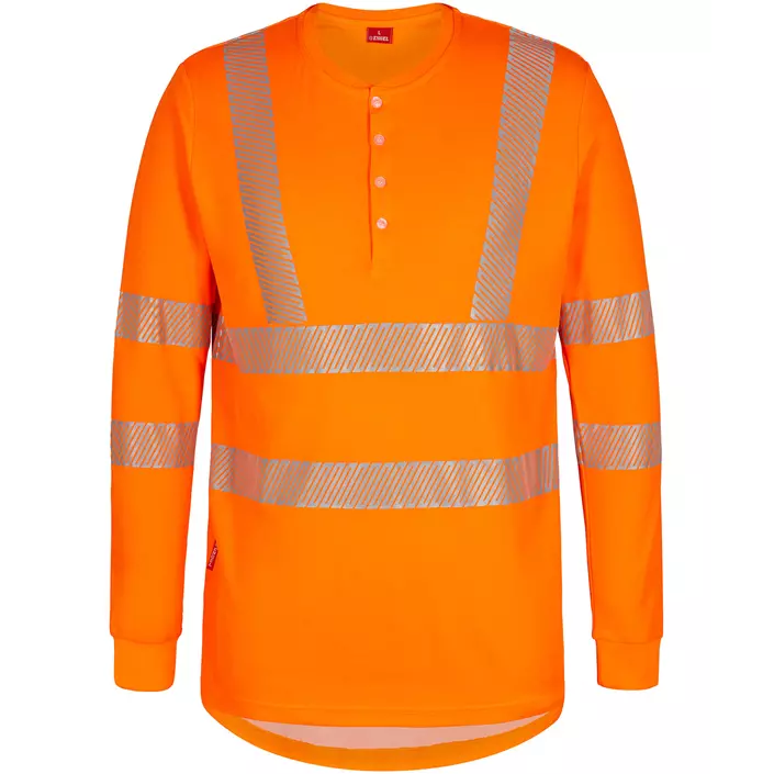Engel Safety långärmad T-shirt, Varsel Orange, large image number 0
