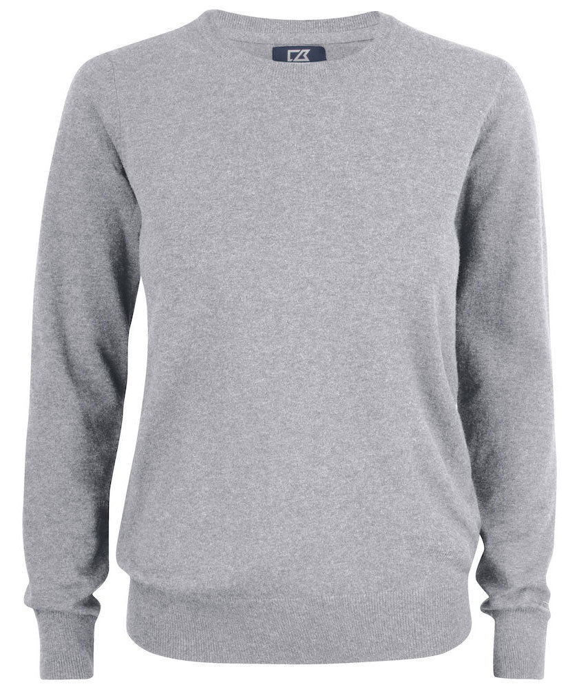 Cutter & Buck Oakville Crewneck dame, Gr&aring;&nbsp;Melange, Gr&aring;&nbsp;Melange, swatch