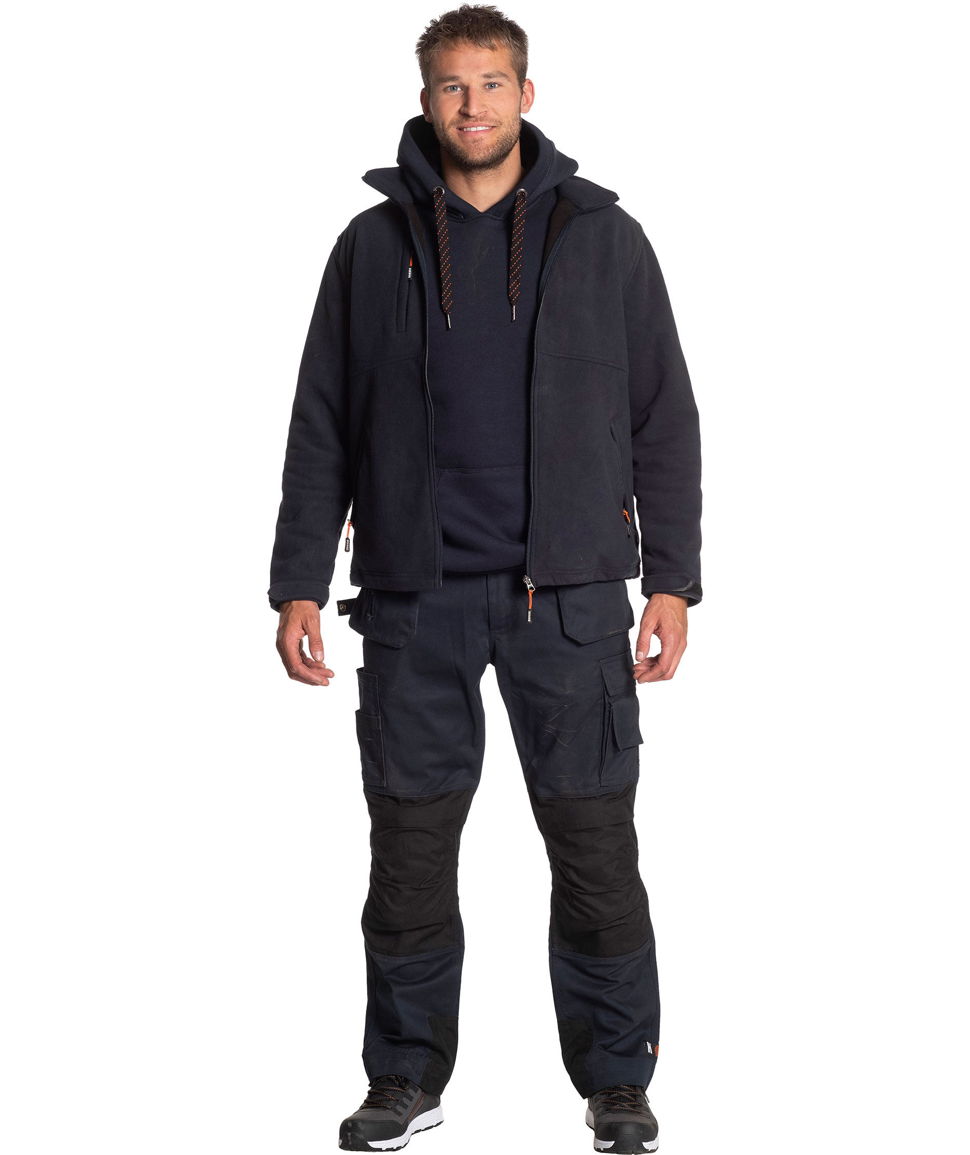 HEROCK Hesus hoodie, Navy, large image number 1