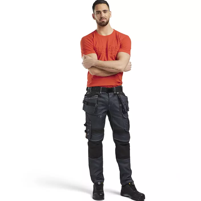 Blåkläder T-shirt, Orangeröd, large image number 1