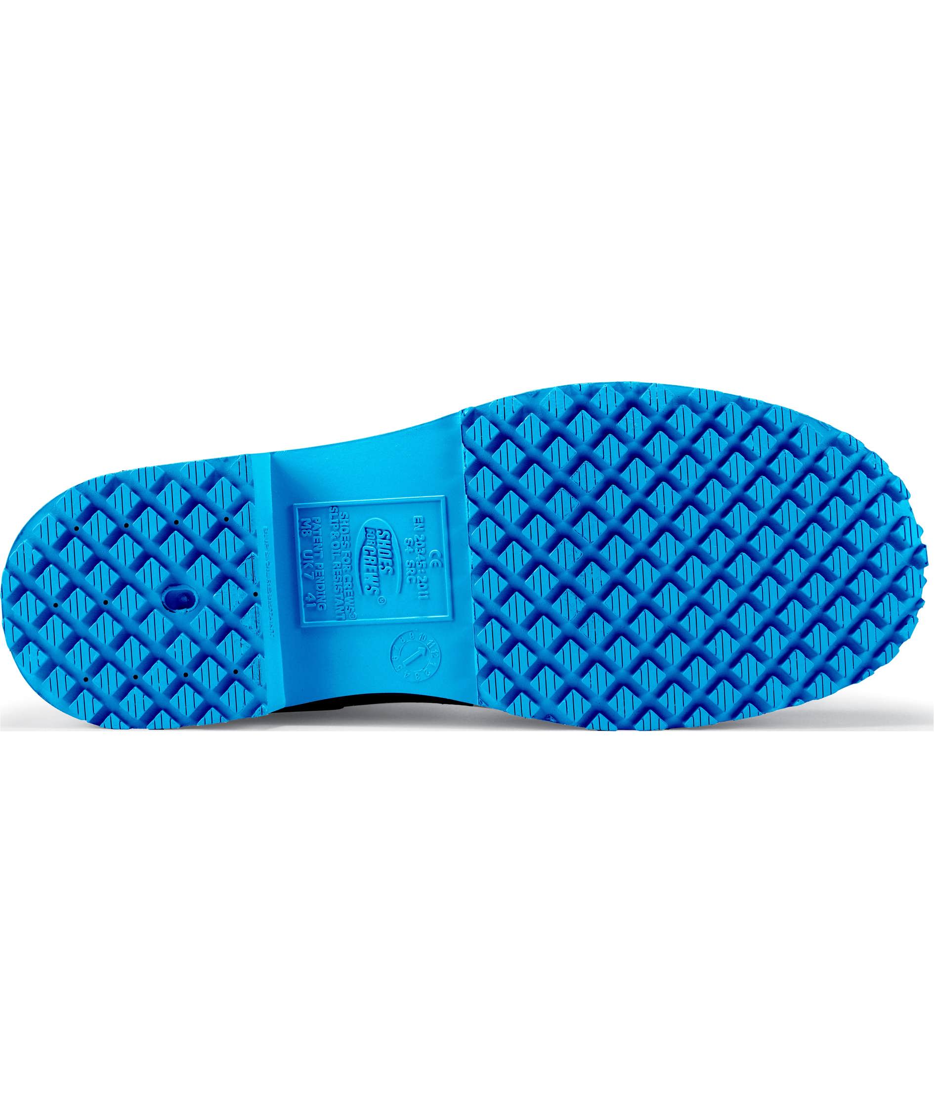 Shoes For Crews Sikkerhedsgummist&oslash;vler S4, Hvid/Bl&aring;, large image number 3