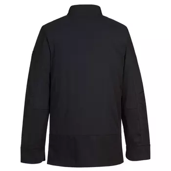 Portwest Surrey chefs jacket, Black