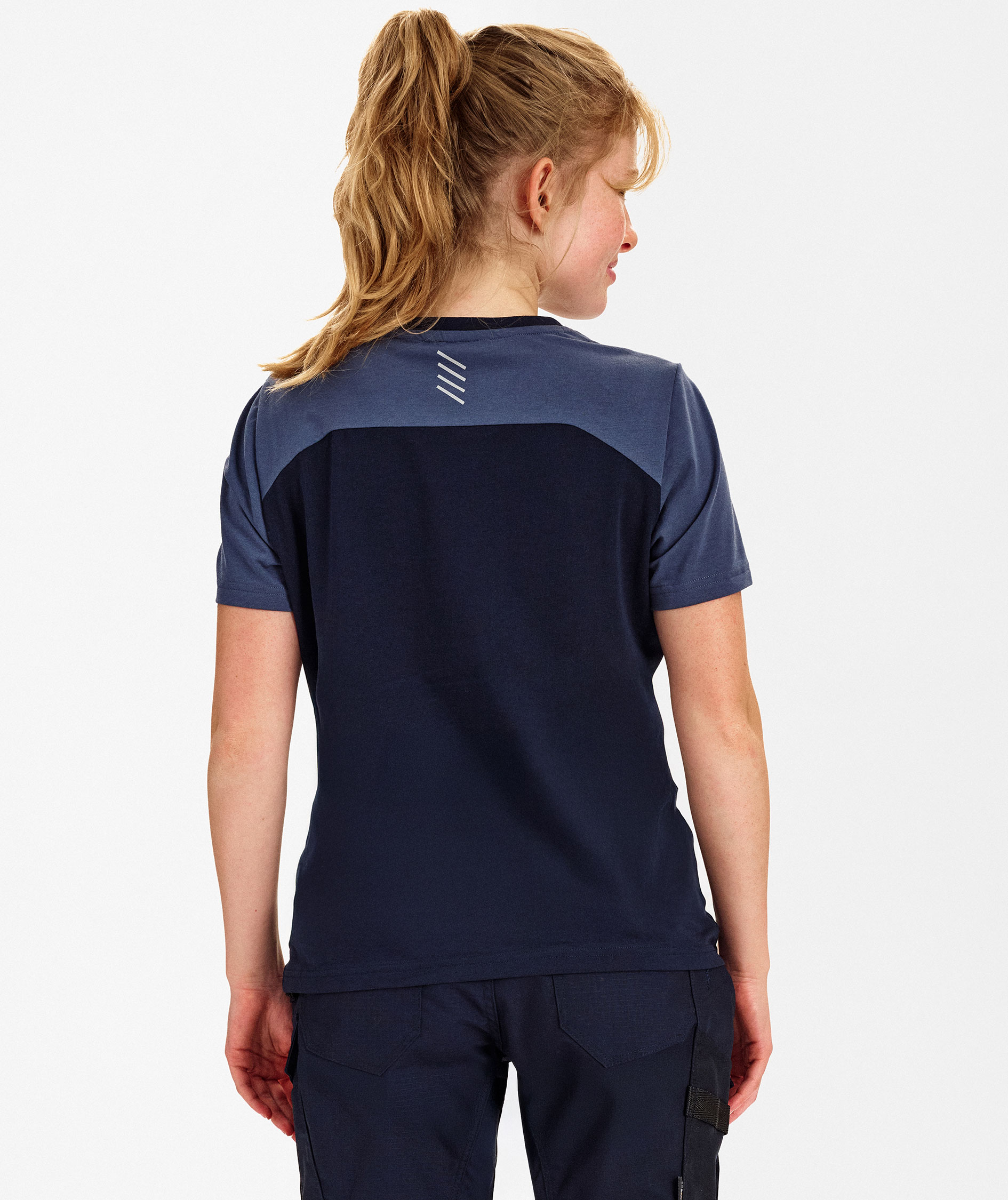 Engel Entire dame T-skjorte, Deep Blue/Dark Sea, large image number 4