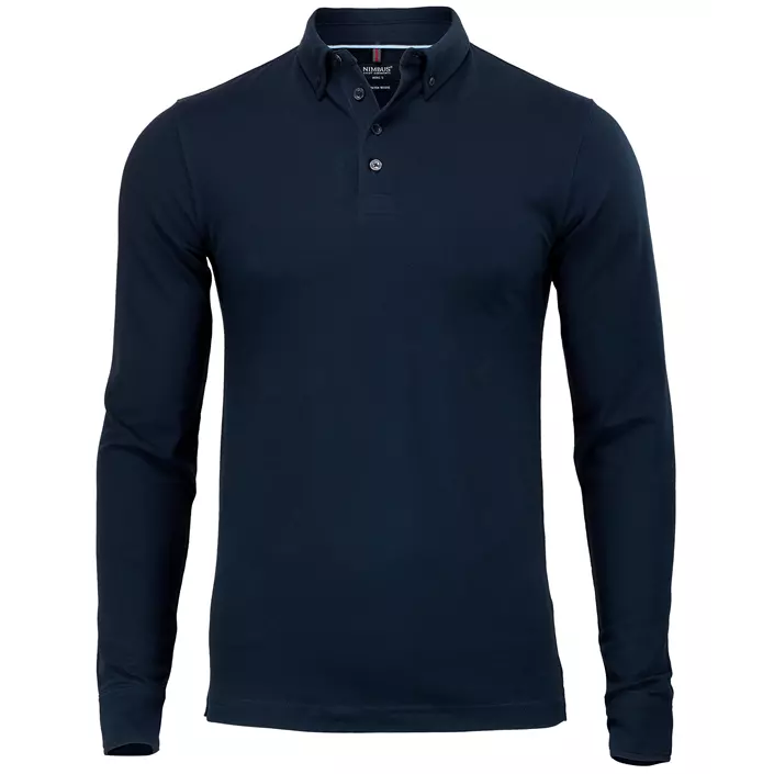 Nimbus Carlington long-sleeved polo shirt, Navy, large image number 0
