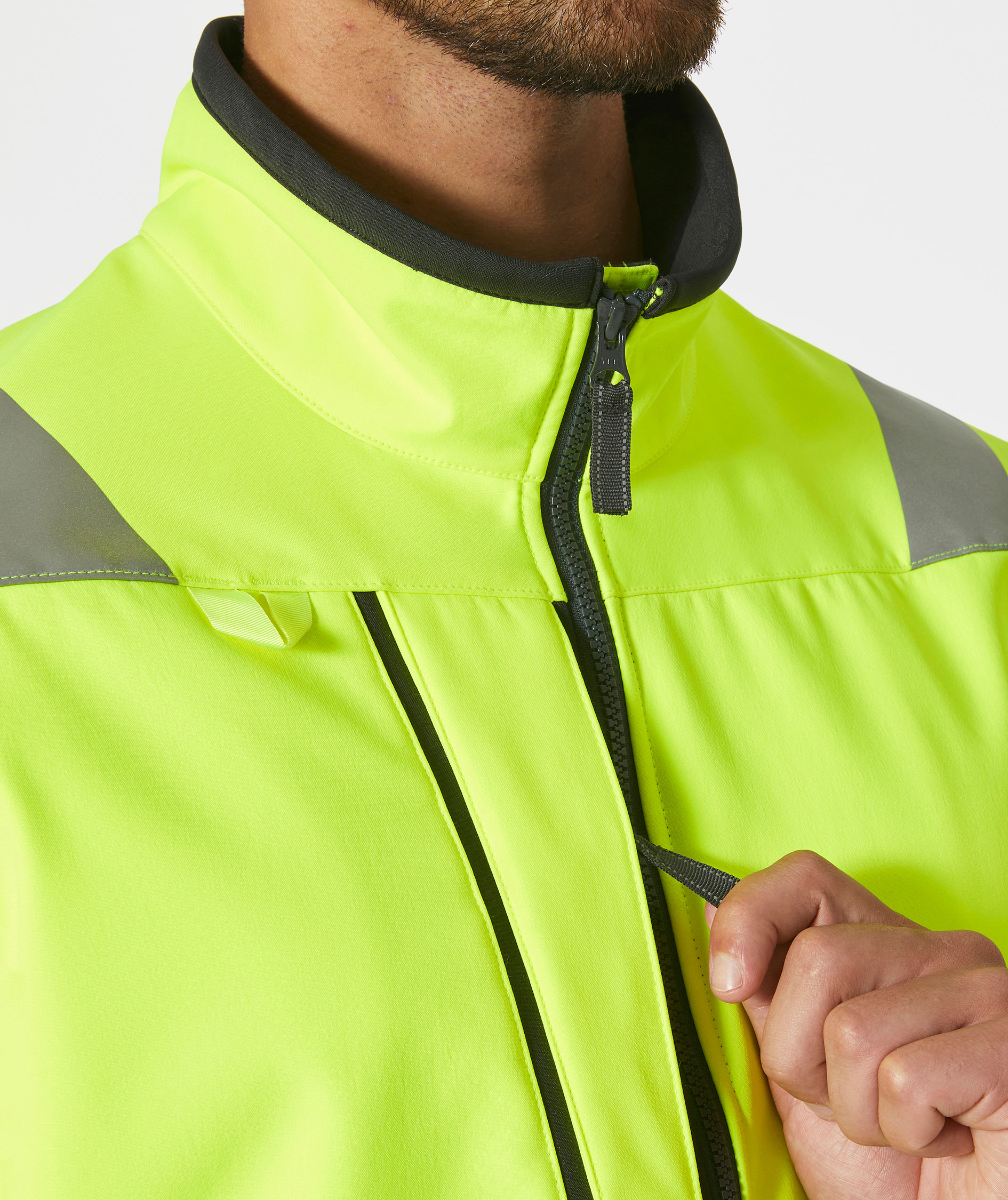 Helly Hansen Alna 2.0 softshelljacka, Varsel gul/charcoal, large image number 4