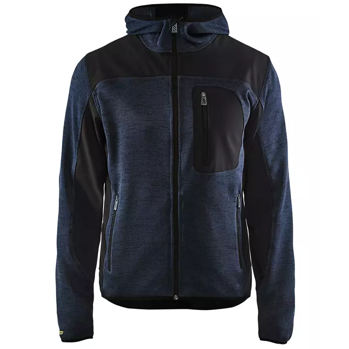 Blåkläder knitted softshell jacket X4930, Dark Marine/Black, large image number 0