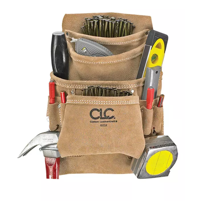 CLC Work Gear 923X läder verktygsväska, Sand, Sand, large image number 1