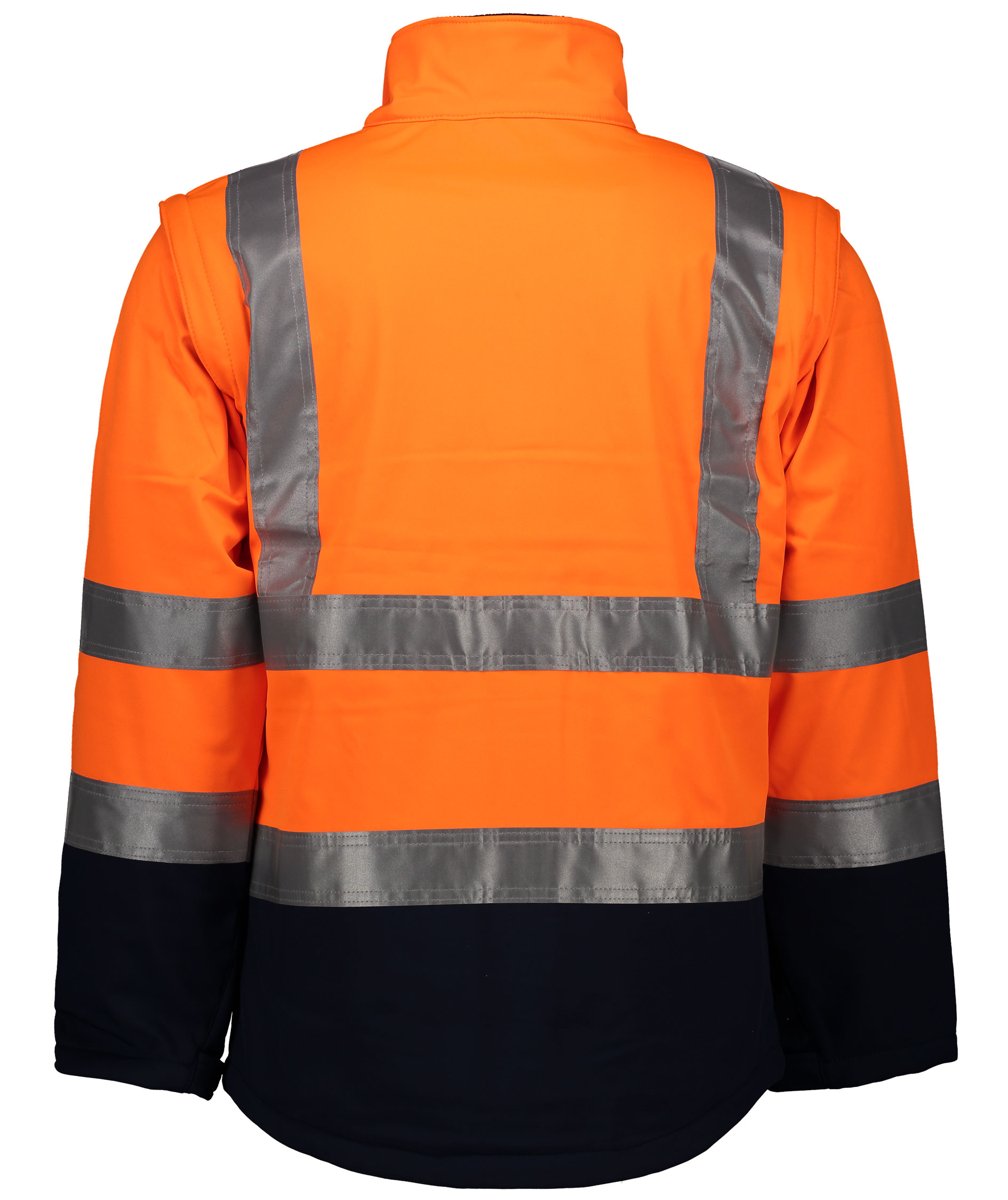 Ocean 2-in-1 softshell jacket, Hi-vis Orange/Marine, large image number 1