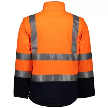 Ocean 2-in-1 softshell jacket, Hi-vis Orange/Marine