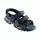 Euro-Dan Walki Trek work sandals, Black, Black, swatch
