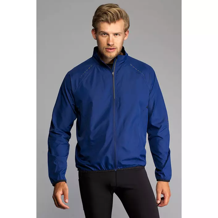 Pitch Stone running jacket, Midnight Blue, large image number 2
