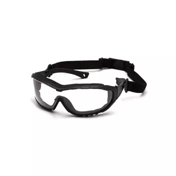 Pyramex V3G safety goggles, Black
