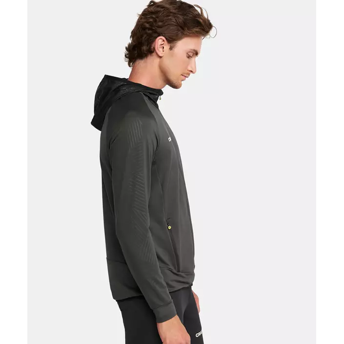 Craft Extend hoodie with zipper, Asphalt, large image number 3