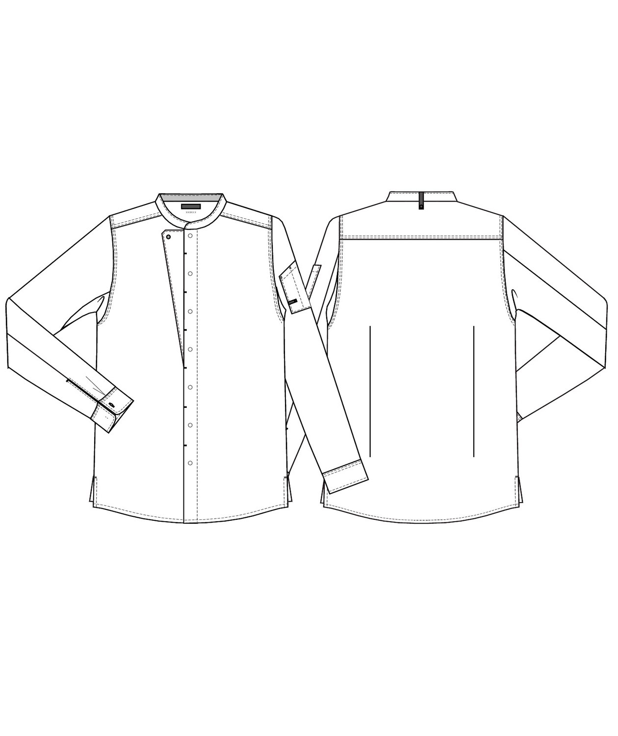 Kentaur  chefs-/server jacket, Black, large image number 2