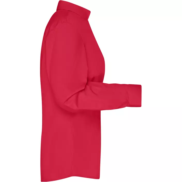 James & Nicholson modern fit Damen Hemd, Rot, large image number 2