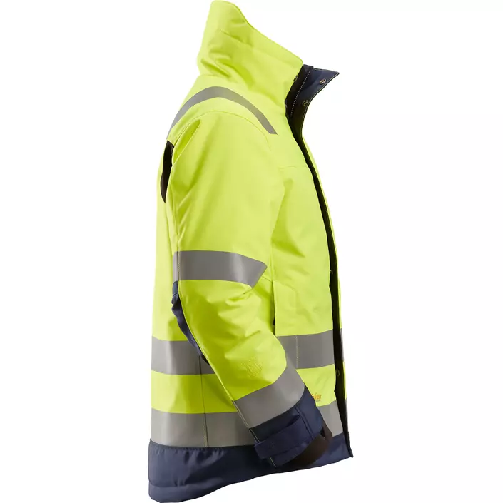 Snickers AllroundWork 37.5® winter jacket 1130, Hi-vis Yellow/Marine, large image number 3