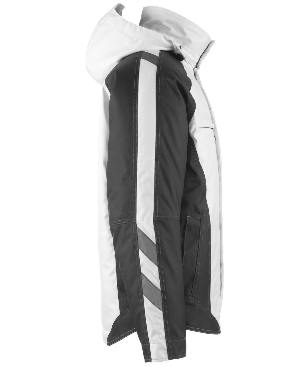 Mascot Unique Frankfurt vinterjakke, Hvid/M&oslash;rk&nbsp;Antracitgr&aring;, large image number 3