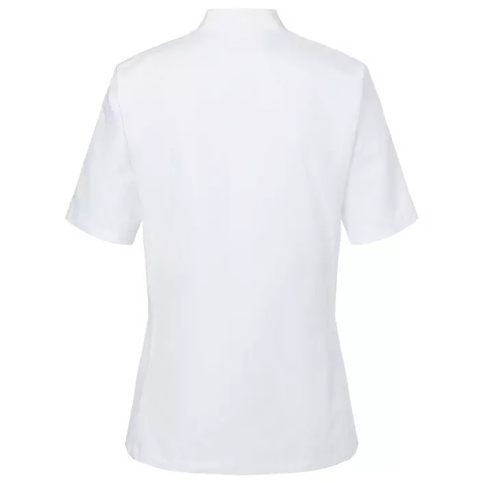 Karlowsky Pauline women's short-sleeved chefs jacket without buttons, White, large image number 2