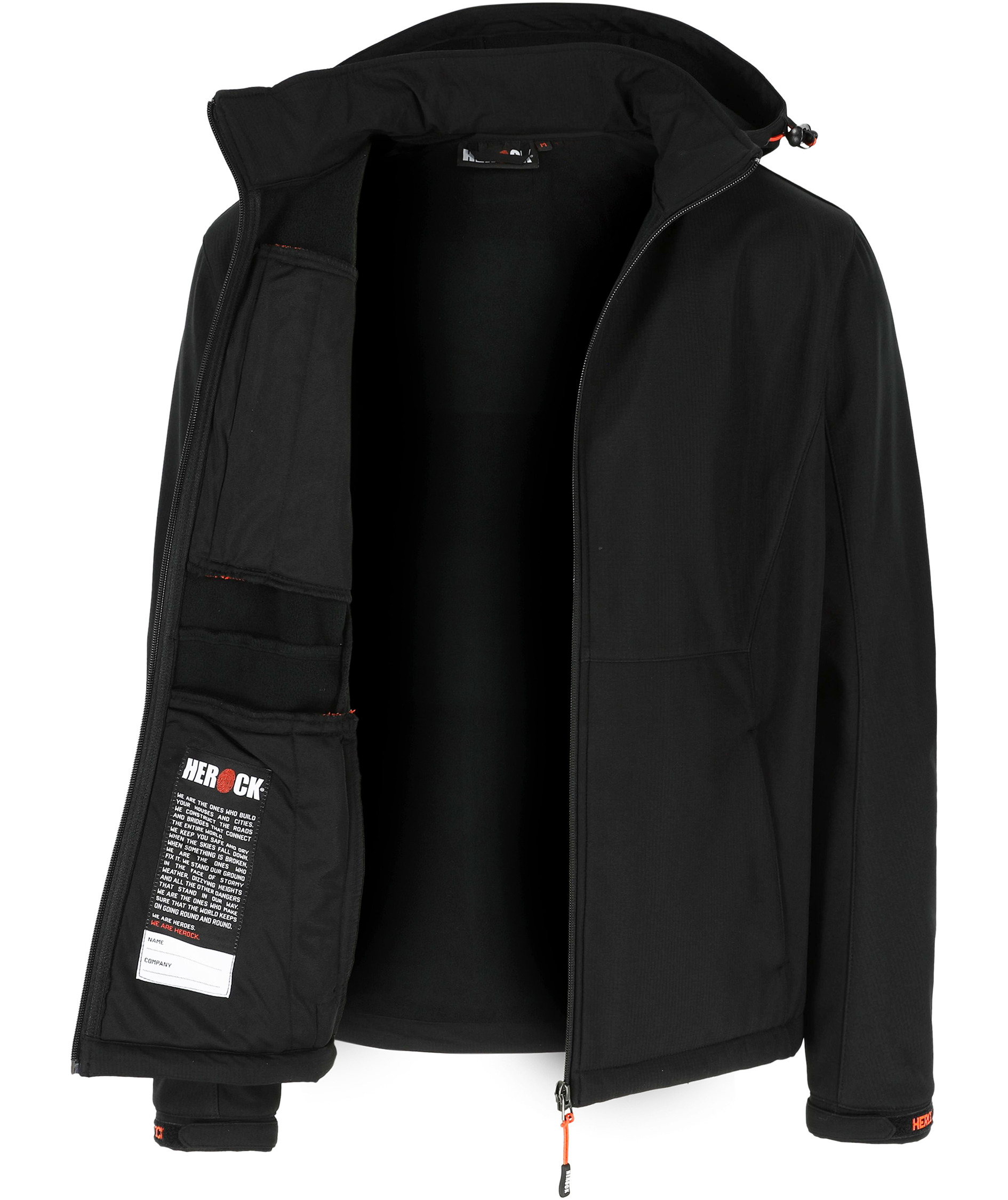 HEROCK Trystan softshelljakke, Black, large image number 5