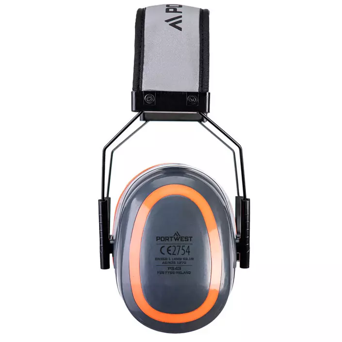 Portwest PS43 HV Extreme Gehörschutz, Grau/orange, Grau/orange, large image number 1