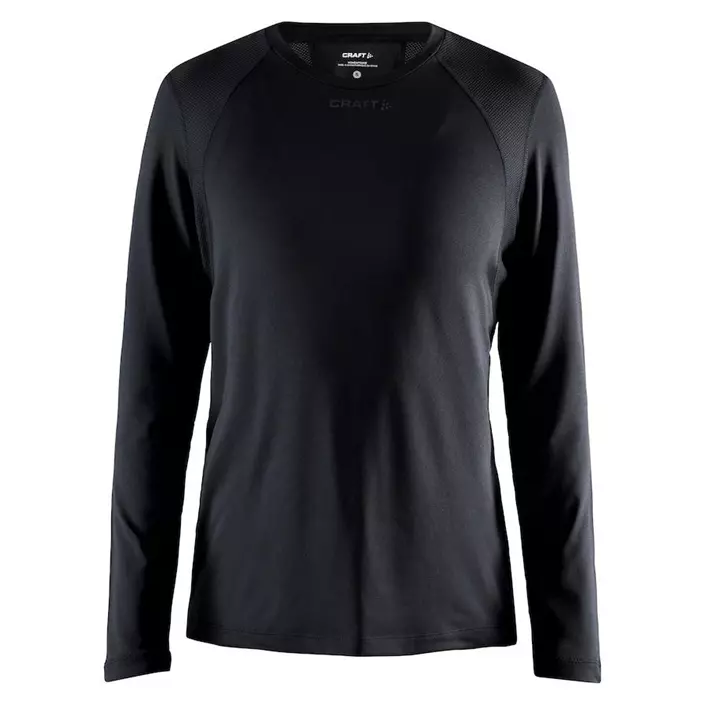 Craft Essence women's long-sleeved T-shirt, Black, large image number 0