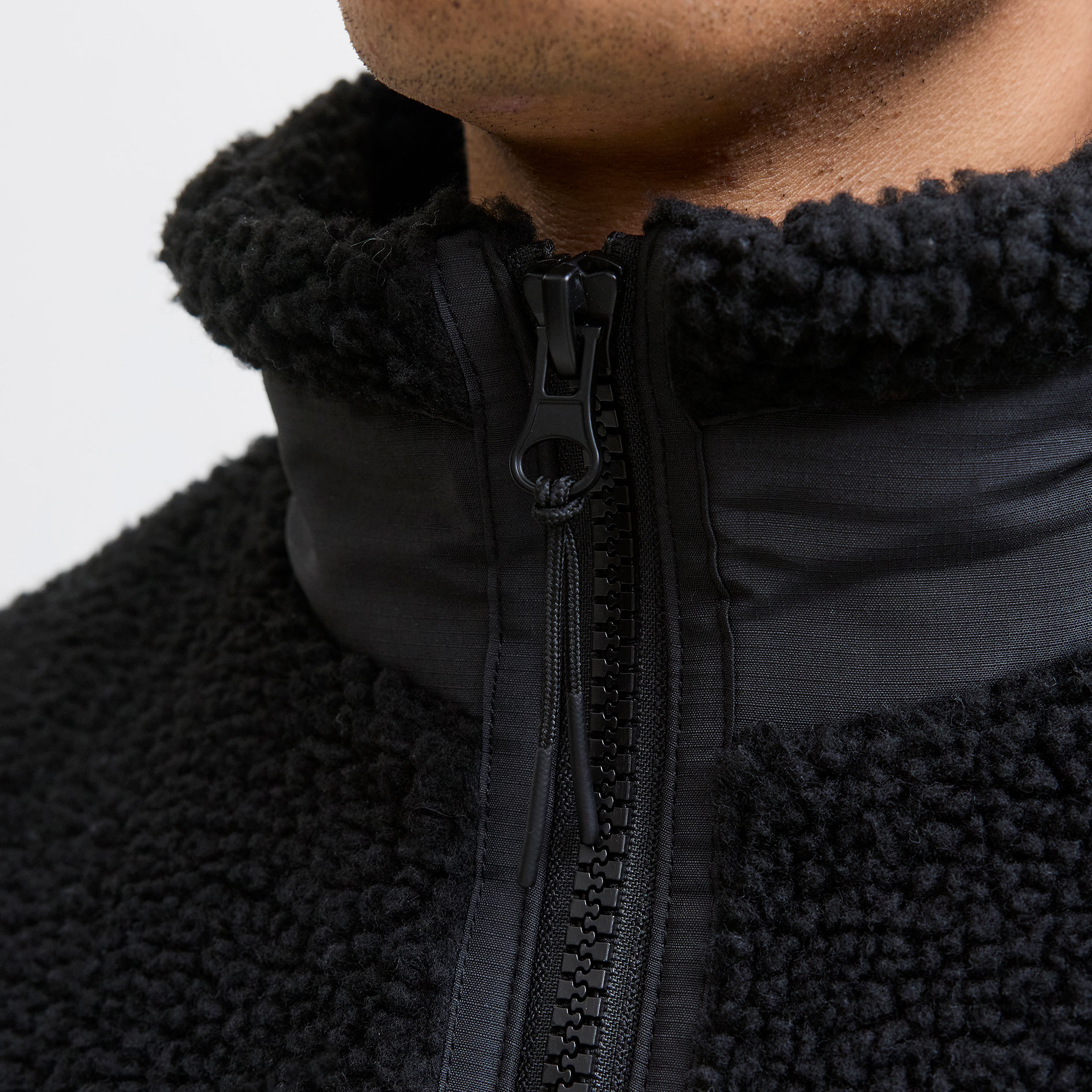 Jack & Jones JJESOHO Faserpelzjacke, Black, large image number 3