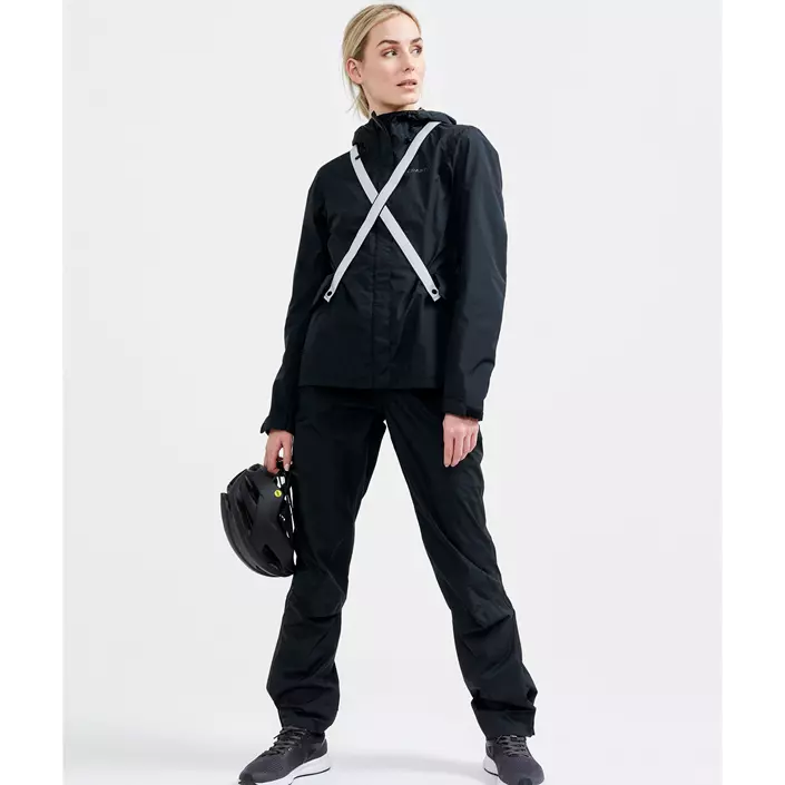 Craft Core Bike Ride Hydro Lumen women's jacket, Black, large image number 1