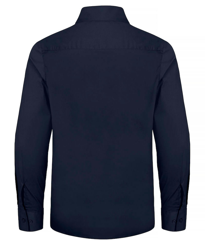 Clique Stretch Shirt, Dark navy, large image number 1