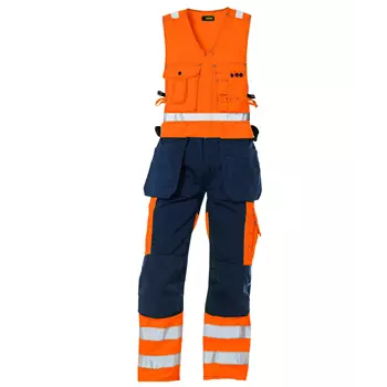 Blåkläder Arbeitskombihose, Hi-vis Orange/Marine