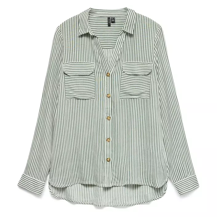 Vero Moda VMBUMPY skjorta dam, Laurel Wreath Stripe, large image number 0