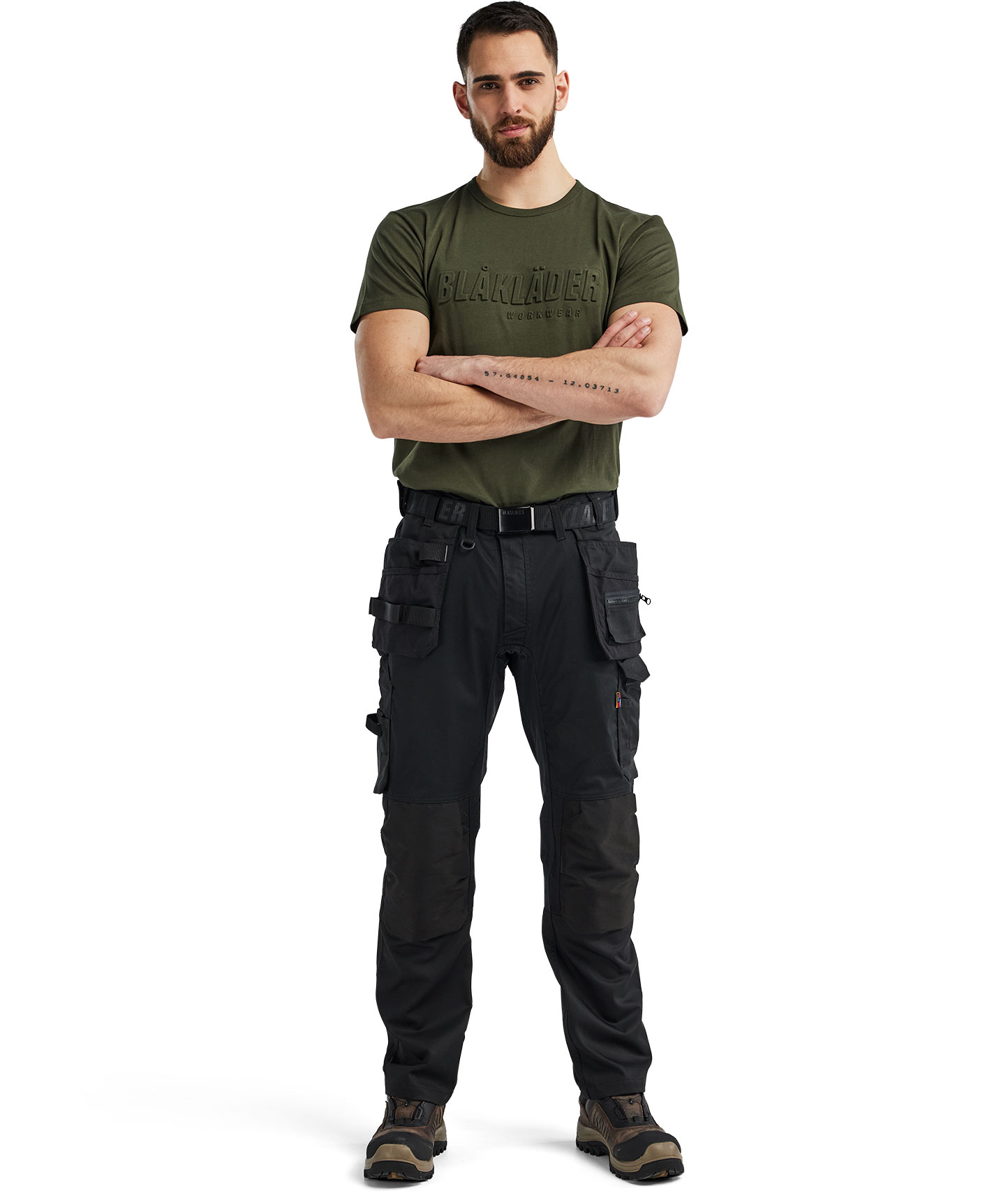 Bl&aring;kl&auml;der T-skjorte, Skogsgr&oslash;nn