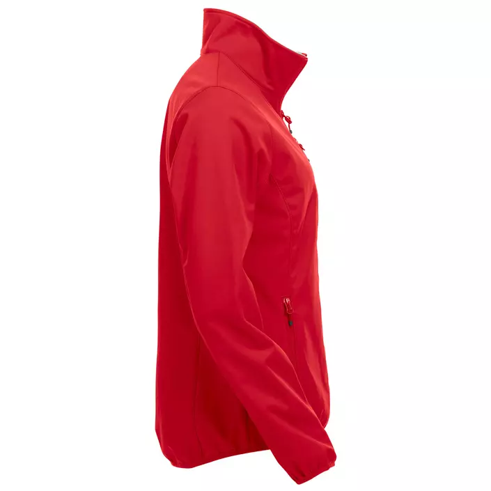 Clique Basic women's softshell jacket, Red, large image number 3
