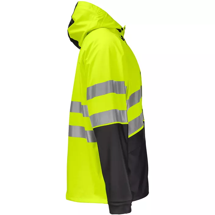 ProJob rain jacket 6431, Hi-vis Yellow/Black, large image number 3