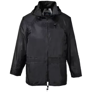 Portwest rain jacket, Black