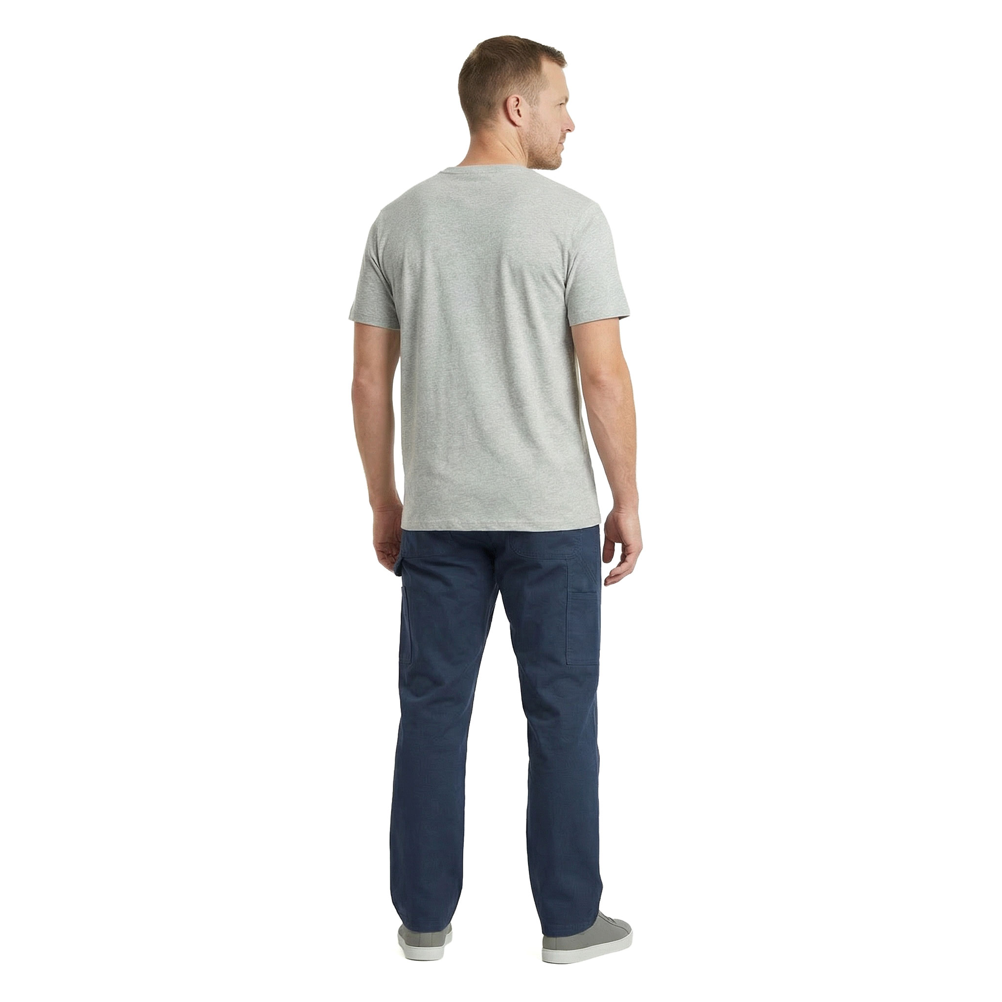 Westborn T-shirt med brystlomme, Light Grey Melange, large image number 3