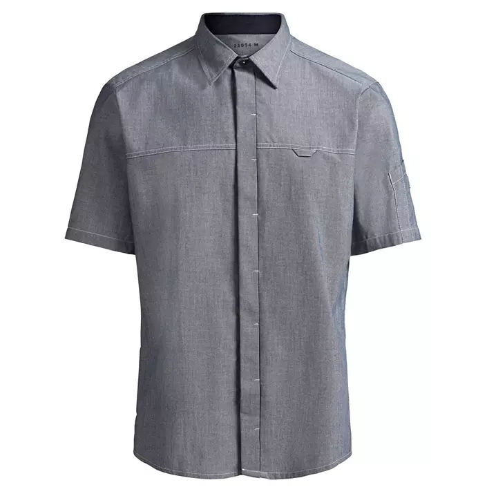 Kentaur modern fit short-sleeved shirt, Chambray Grey, large image number 0