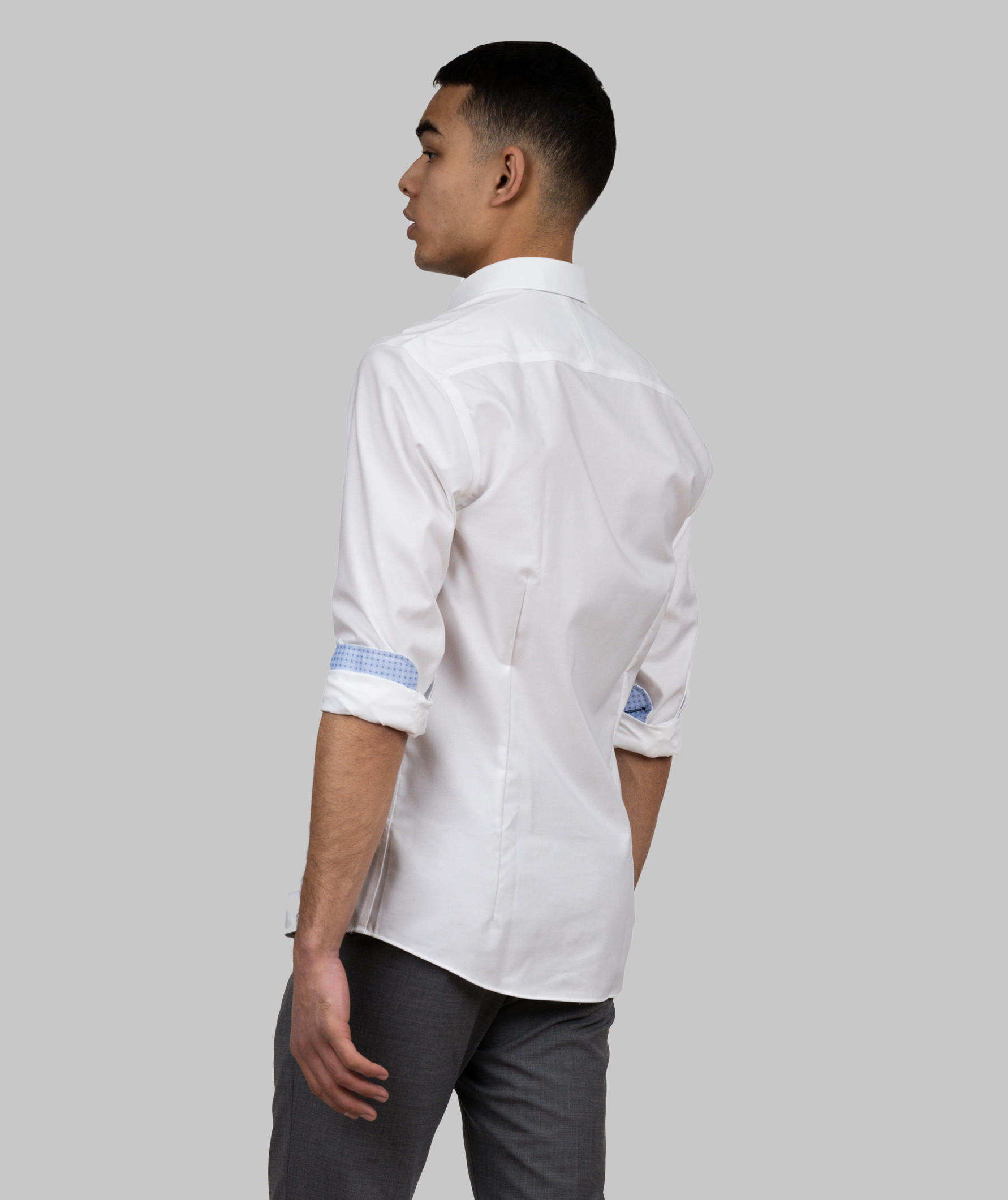 J. Harvest & Frost Red Bow 121 slim fit shirt, White, large image number 3