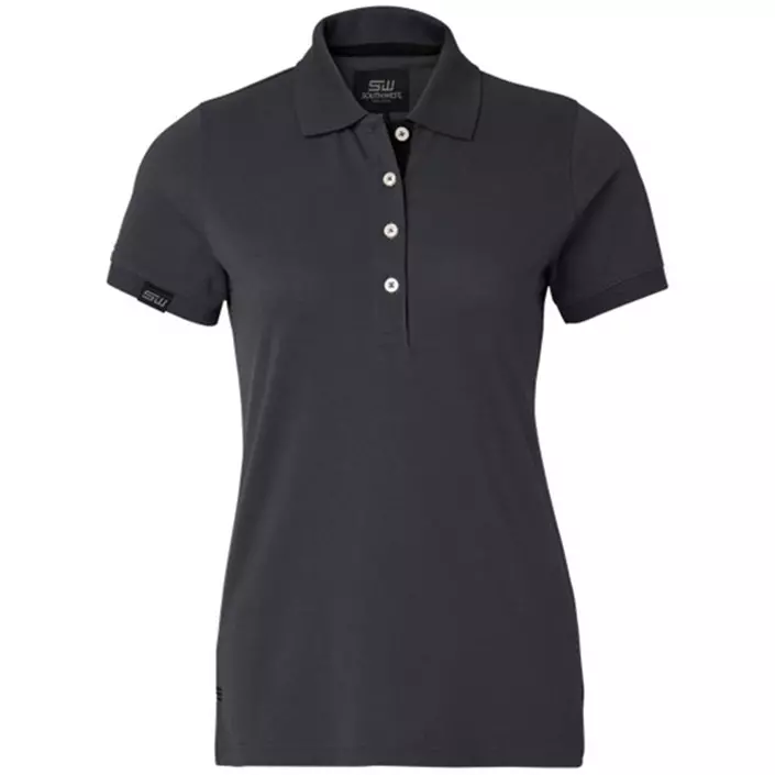 South West Wera women's polo shirt, Dark Grey, large image number 0