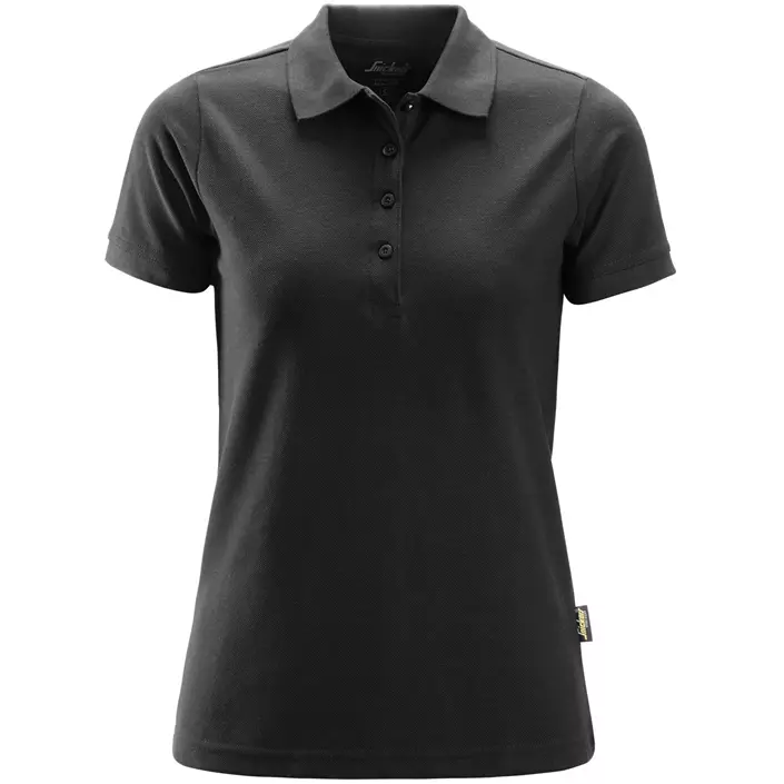 Snickers women's polo shirt 2702, Black, large image number 0