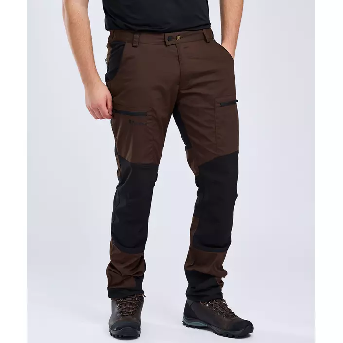 Pinewood Caribou TC bukser, Dark Brown/Black, large image number 3