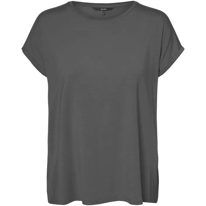 Vero Moda VMAVA PLAIN dame T-shirt, Asphalt, large image number 0