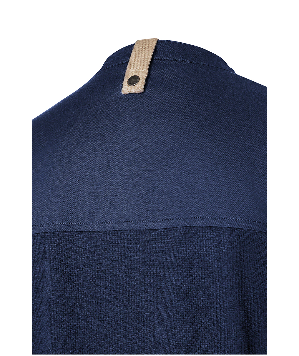 Karlowsky Green-Generation short sleeved chefs jacket, Steel Blue, large image number 5