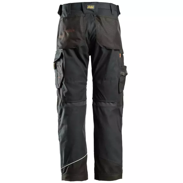Snickers RuffWork Canvas+ work trousers 6314, Black, large image number 1