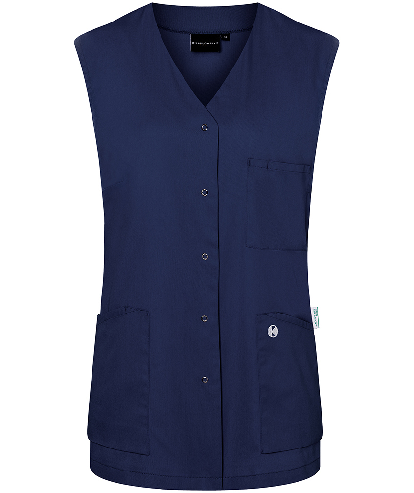 Karlowsky Essential sleeveless women's tunic, Navy