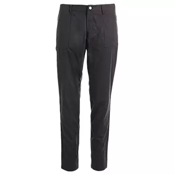 Kentaur  trousers with patch pocket, Pepita Checkered Black/Grey