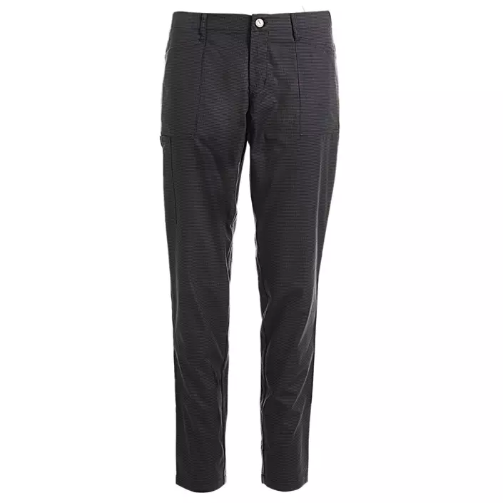 Kentaur  trousers with patch pocket, Pepita Checkered Black/Grey, large image number 0