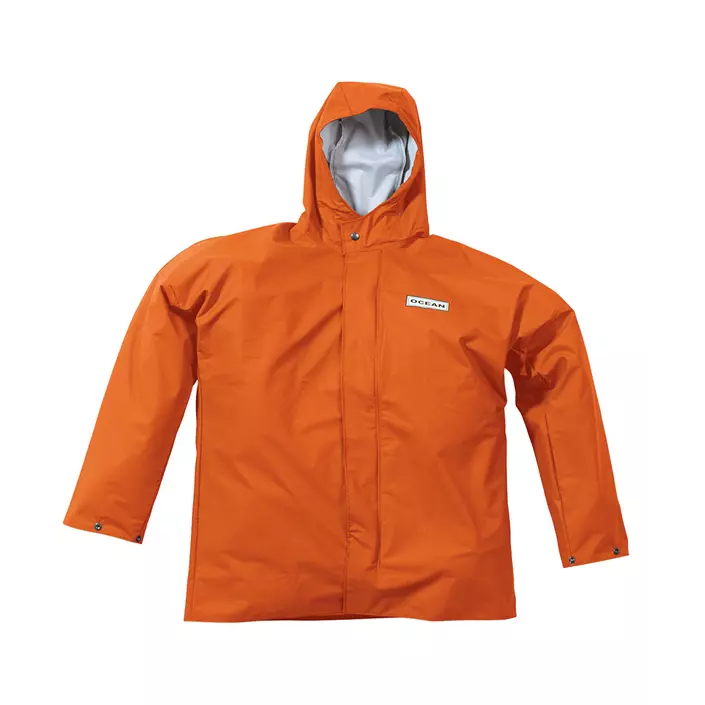 Ocean PU Comfort Heavy rain jacket, Orange, large image number 0
