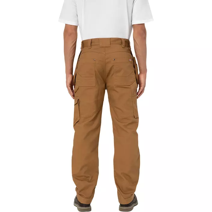 Dickies TechDuck hantverksbyxa, Rinsed Brown Duck, large image number 3