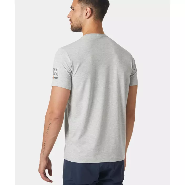 Helly Hansen Kensington T-shirt, Grey Melange, large image number 3