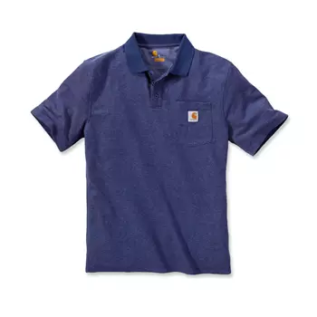 Carhartt Contractor's polo T-skjorte, Deep Blue Indigo